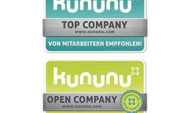 kununu Open Company und Top Company Gütesiegel kununu Open Company und Top Company Gütesiegel